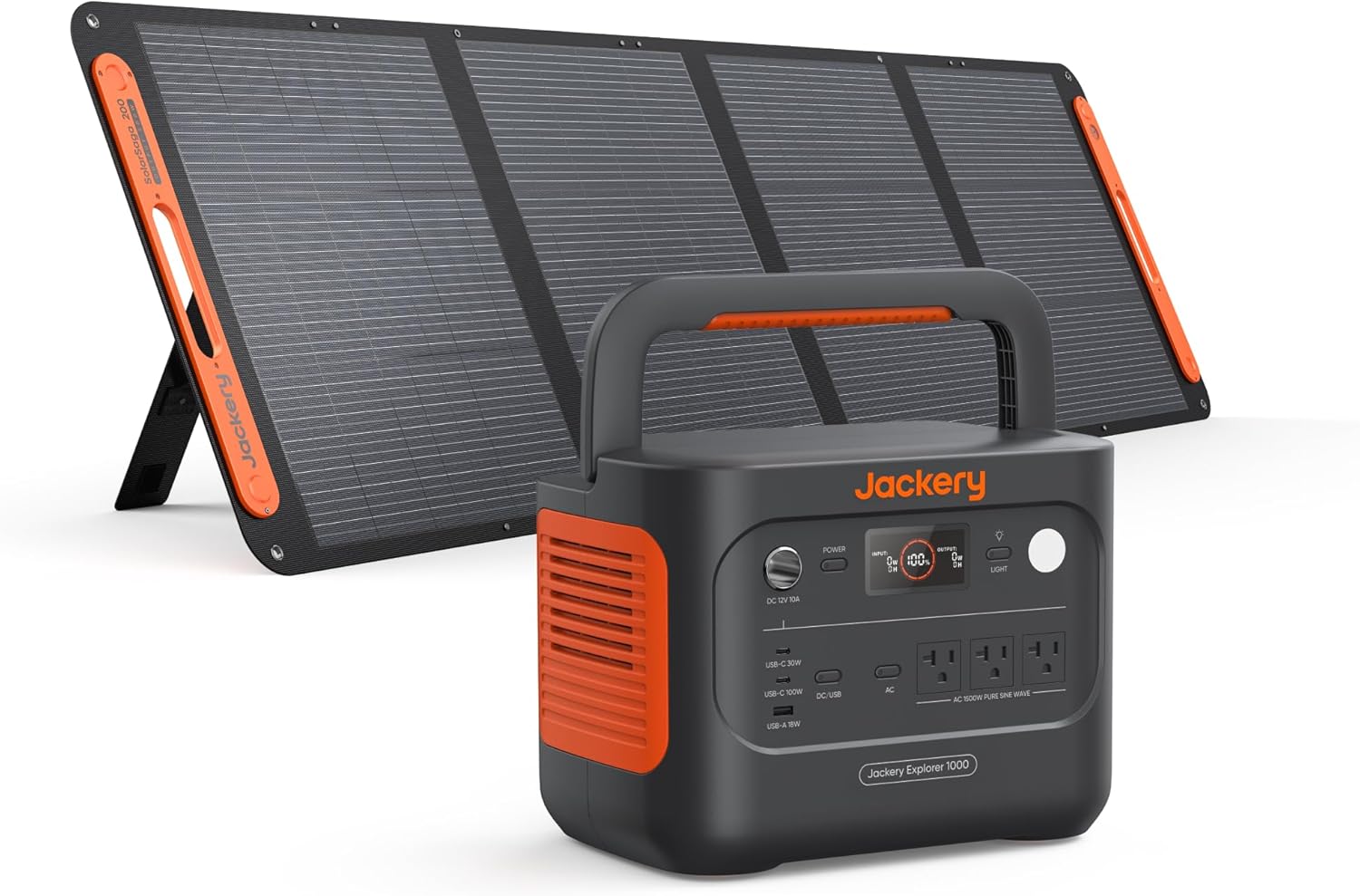 Jackery Solar Generator 1000 v2 and 200W Solar Panel